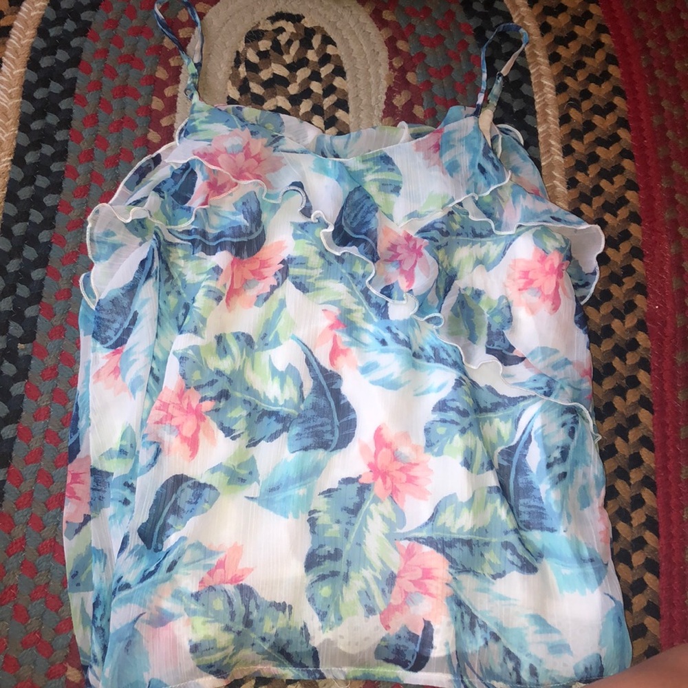 Floral tank top